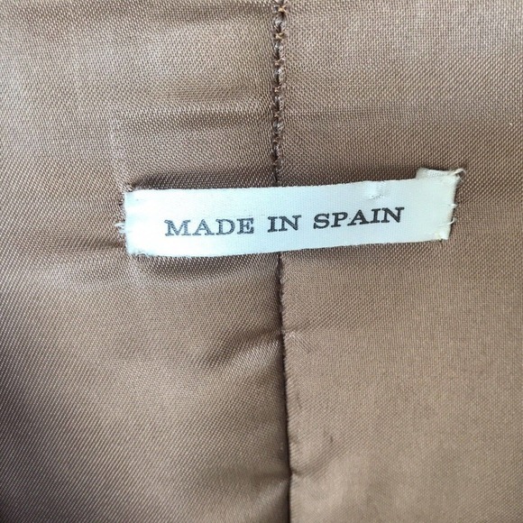 Stanley BlackerSzXL Designed Leather Coat Belt Made In Spain Double Breasted - Picture 11 of 14